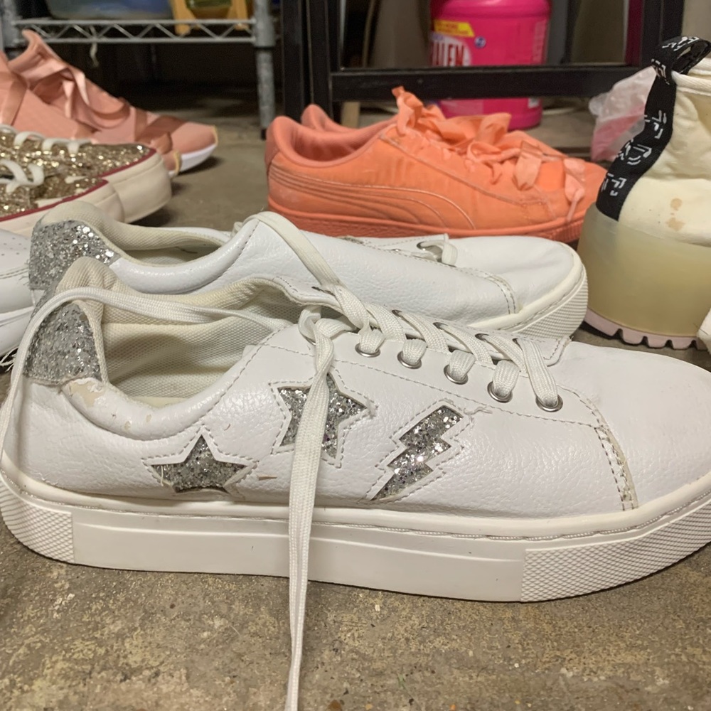 H&M star glitter sneakers